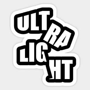 Ultralight Sticker